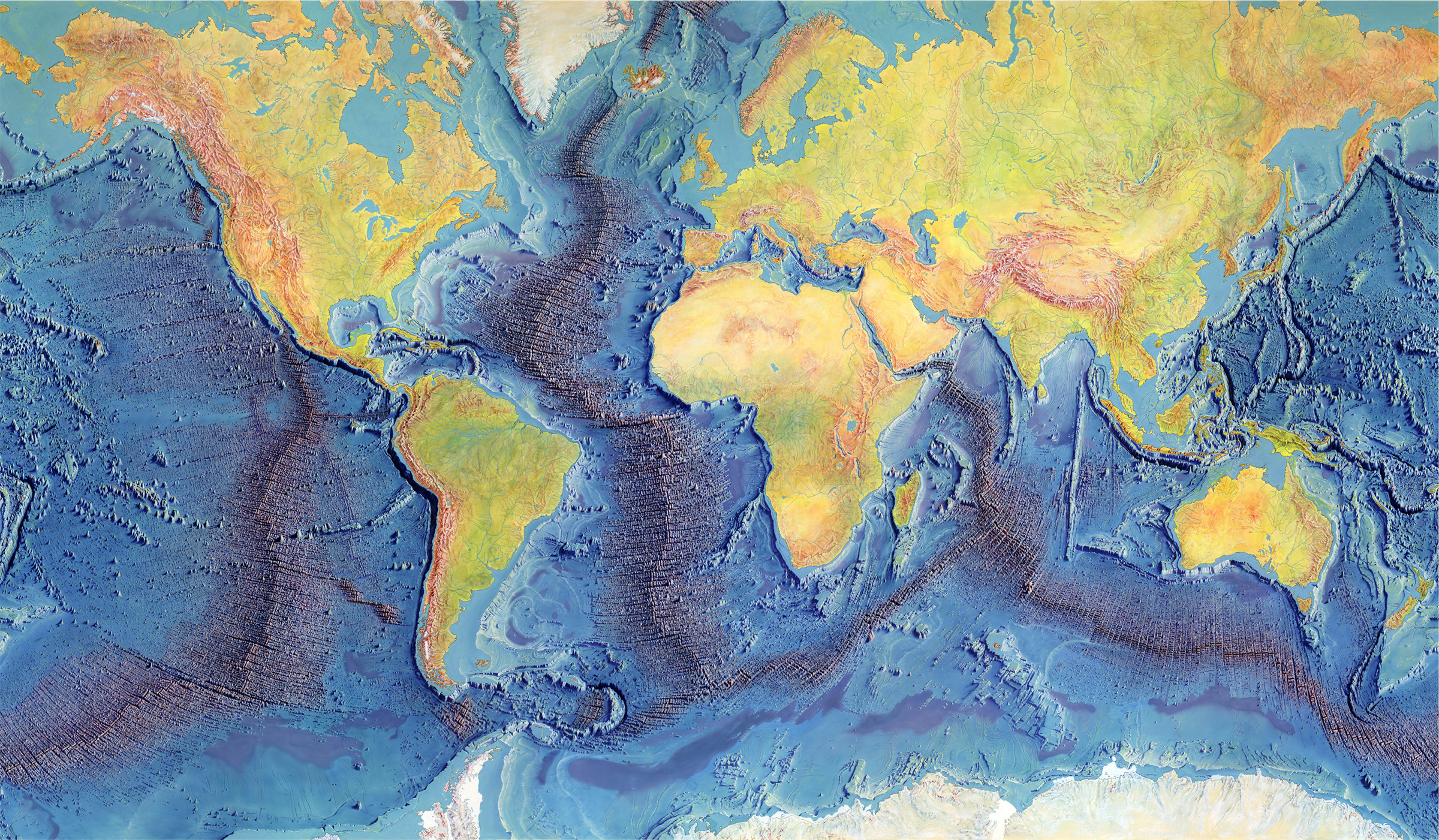 The Heezen-Tharp World Ocean Floor Map, 1977